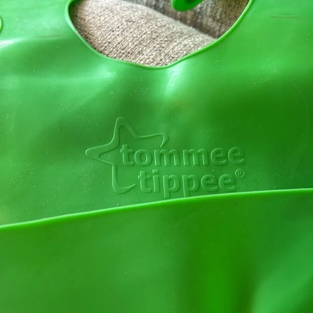 Summer Infant and Tommee Tippee rubber reusable bibs set of 3
